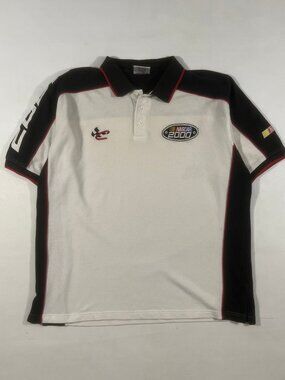 Vintage Y2K Chase Authentics NASCAR 2000 Racing Polo Shirt XL
